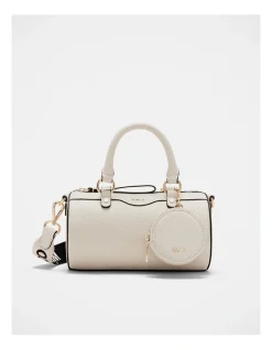 Mimco Jett Cylinder Crossbody Bag In Pearl