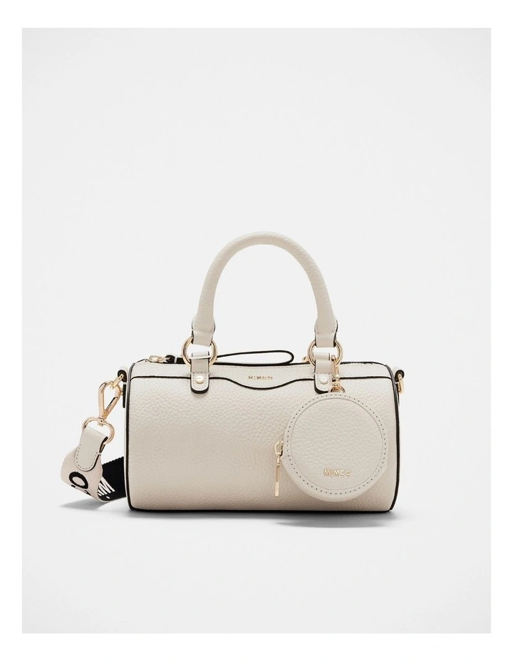 Mimco Jett Cylinder Crossbody Bag In Pearl 3 Mimco Jett Cylinder Crossbody Bag In Pearl