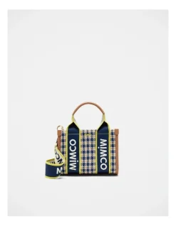 Mimco Stevie Micro Tote Crossbody Bag In Navy