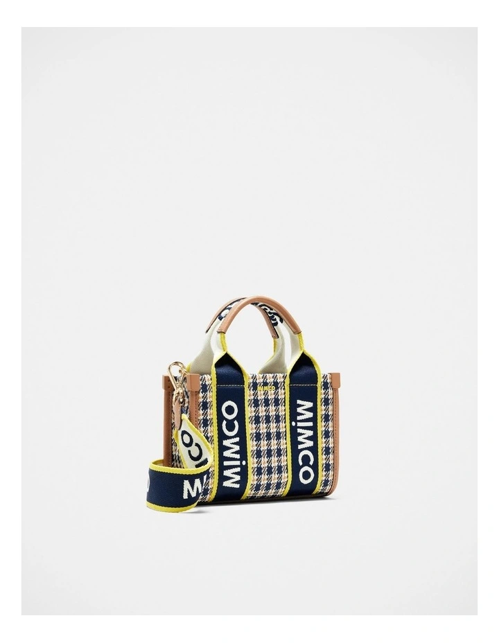 Mimco Stevie Micro Tote Crossbody Bag In Navy 4 Mimco Stevie Micro Tote Crossbody Bag In Navy - Image 2