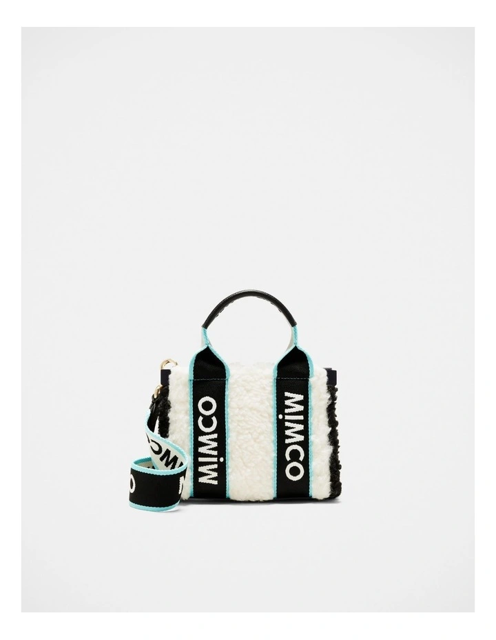 Mimco Stevie Micro Tote Crossbody Bag In Natural Black 7 Mimco Stevie Micro Tote Crossbody Bag In Natural Black - Image 5