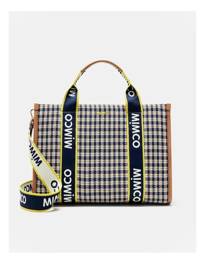 Mimco Stevie Tote Bag In Navy 3 Mimco Stevie Tote Bag In Navy