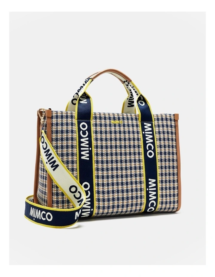 Mimco Stevie Tote Bag In Navy 5 Mimco Stevie Tote Bag In Navy - Image 3