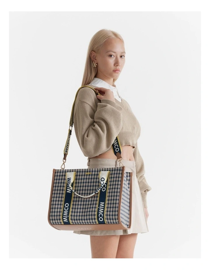 Mimco Stevie Tote Bag In Navy 6 Mimco Stevie Tote Bag In Navy - Image 4