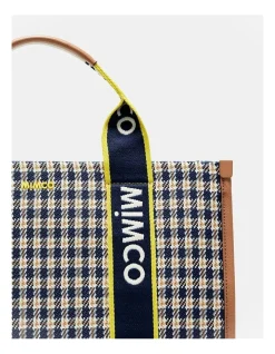 Mimco Stevie Tote Bag In Navy 14 Mimco Stevie Tote Bag In Navy -Mocha shop 992403010 6 720x928