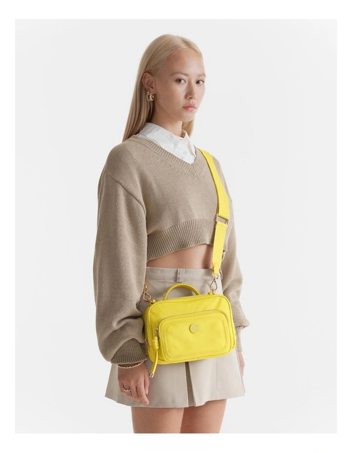 Mimco Nextalgia Crossbody Bag In Spiced Chartreuse 4 Mimco Nextalgia Crossbody Bag In Spiced Chartreuse - Image 2