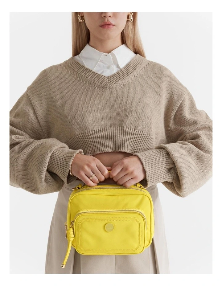 Mimco Nextalgia Crossbody Bag In Spiced Chartreuse 6 Mimco Nextalgia Crossbody Bag In Spiced Chartreuse - Image 4