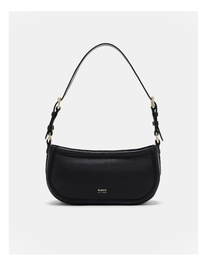 Mimco Zeppelin Shoulder Bag In Black Light Gold 7 Mimco Zeppelin Shoulder Bag In Black Light Gold - Image 5