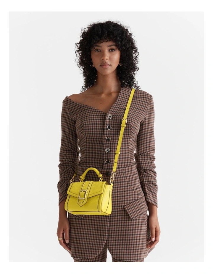 Mimco Zeppelin Crossbody Bag In Spiced Chartreuse 4 Mimco Zeppelin Crossbody Bag In Spiced Chartreuse - Image 2