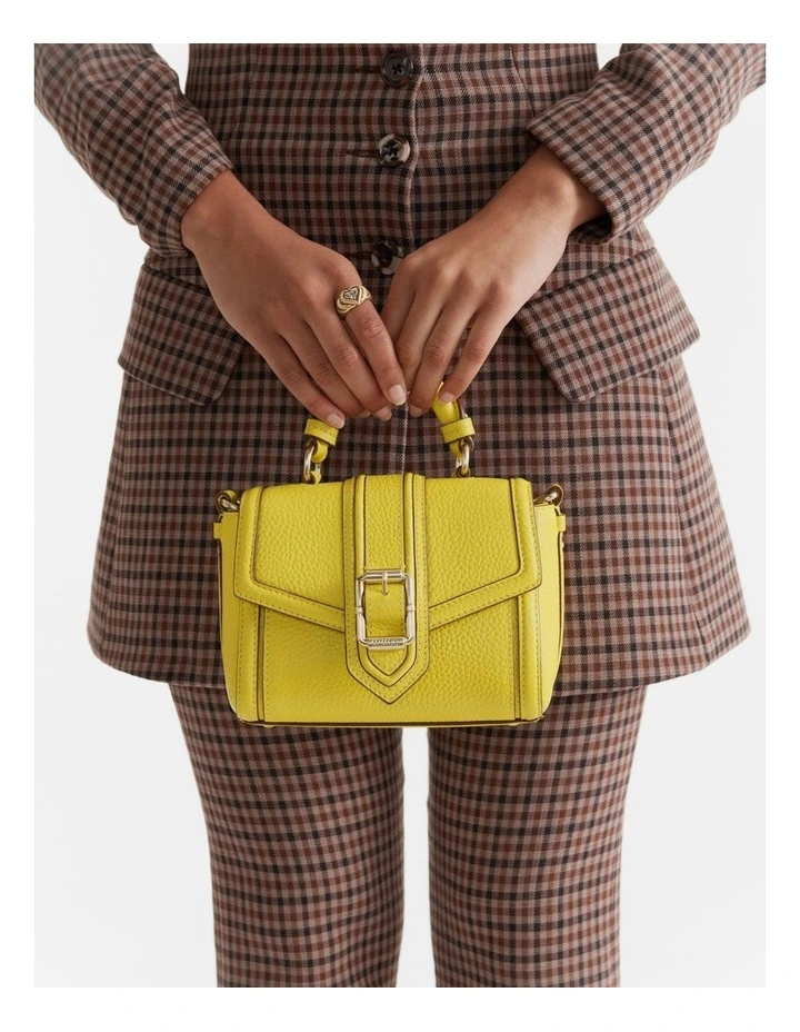 Mimco Zeppelin Crossbody Bag In Spiced Chartreuse 6 Mimco Zeppelin Crossbody Bag In Spiced Chartreuse - Image 4