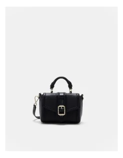 Mimco Zeppelin Crossbody Bag In Black Light Gold