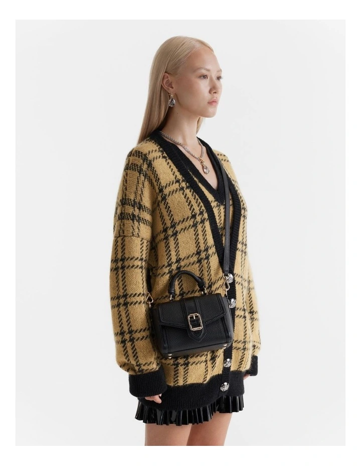 Mimco Zeppelin Crossbody Bag In Black Light Gold 4 Mimco Zeppelin Crossbody Bag In Black Light Gold - Image 2