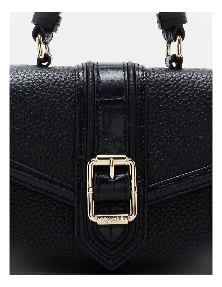 Mimco Zeppelin Crossbody Bag In Black Light Gold 8 Mimco Zeppelin Crossbody Bag In Black Light Gold - Image 6