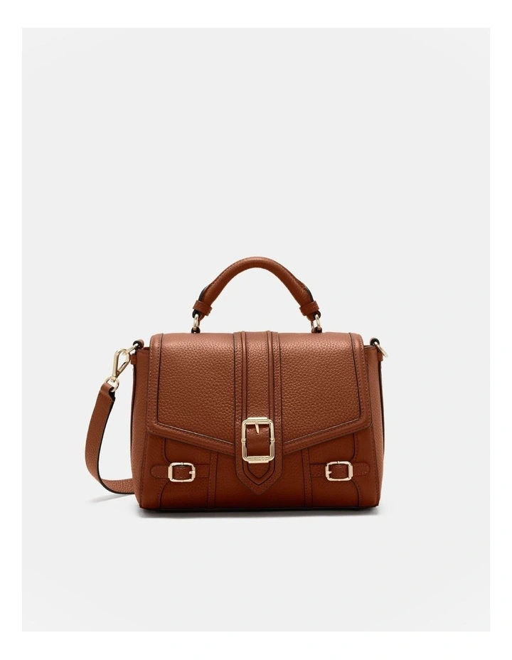 Mimco Zeppelin Satchel Bag In Cognac 3 Mimco Zeppelin Satchel Bag In Cognac