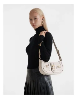 Mimco Zeppelin Shoulder Bag In Pearl -Mocha shop 992404810 3 720x928