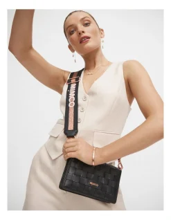 Mimco Sparkle Webbing Bag Strap In Black Rose Gold 5 Mimco Sparkle Webbing Bag Strap In Black Rose Gold -Mocha shop 992636650 2 720x928