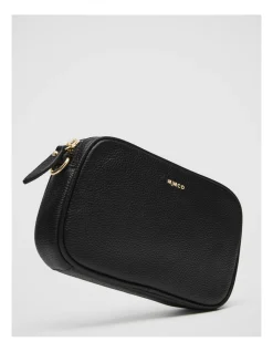 Mimco Classico Gusset Medium Pouch In Black Light Gold 10 Mimco Classico Gusset Medium Pouch In Black Light Gold -Mocha shop 992638360 3 720x928
