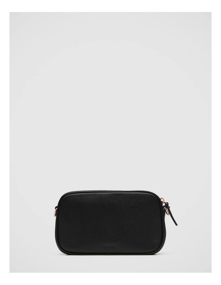 Mimco Classico Gusset Medium Pouch In Black Rose Gold 6 Mimco Classico Gusset Medium Pouch In Black Rose Gold - Image 4