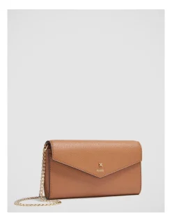 Mimco D-vine Wallet Crossbody Bag In Caramel