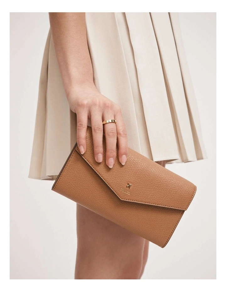 Mimco D-vine Wallet Crossbody Bag In Caramel 6 Mimco D-vine Wallet Crossbody Bag In Caramel - Image 4