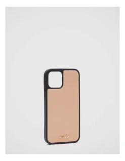 Mimco Morph Phone Case For Iphone 12-12 Pro In Almond