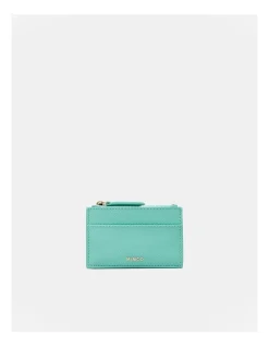 Mimco Classico Duo Card Wallet In Lagoon