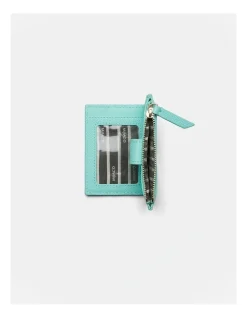 Mimco Classico Duo Card Wallet In Lagoon -Mocha shop 992646910 4 720x928