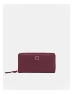 Mimco Hendrix Wallet In Rich Berry