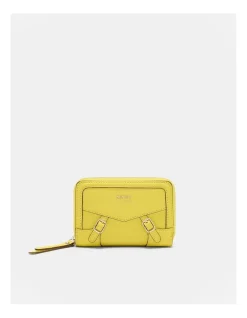 Mimco Zeppelin Wallet In Spiced Chartreuse