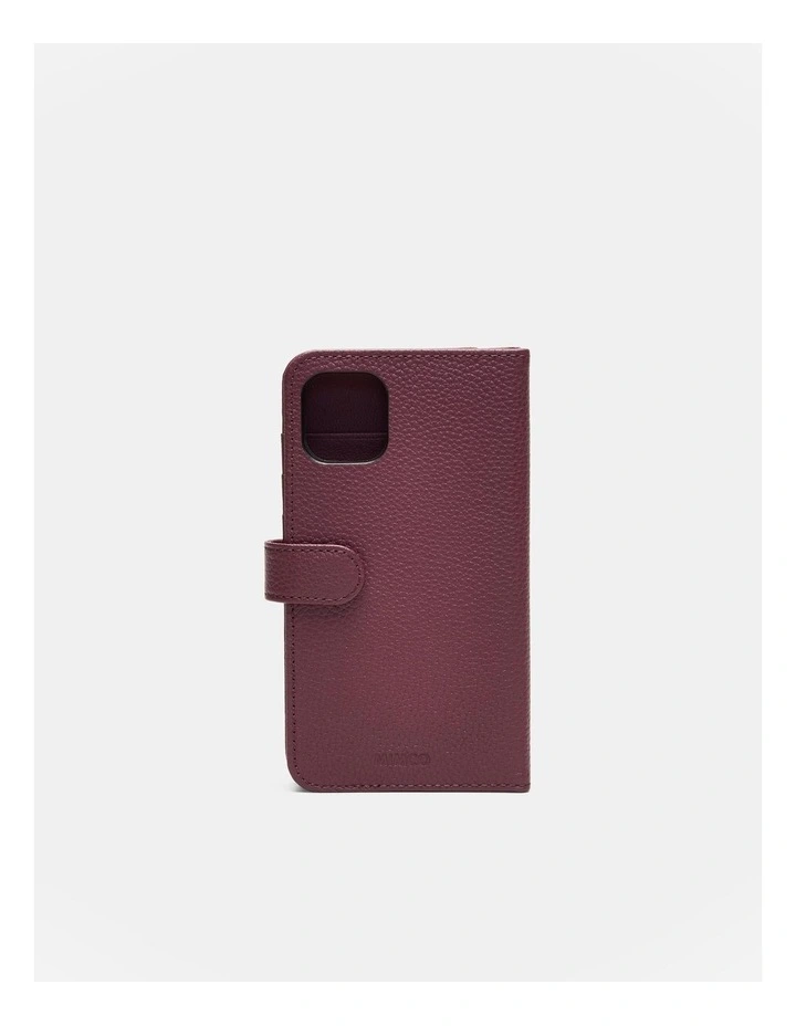 Mimco Classico Flip Case For Iphone 11 In Rich Berry 4 Mimco Classico Flip Case For Iphone 11 In Rich Berry - Image 2