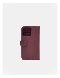 Mimco Classico Flip Case For Iphone 13-13 Pro In Rich Berry 6 Mimco Classico Flip Case For Iphone 13-13 Pro In Rich Berry -Mocha shop 992650690 2 720x928