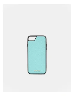 Mimco Morph Phone Case For Iphone Se-8-7-6s-6 In Lagoon