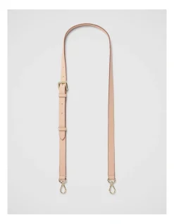 Mimco Link Crossbody Bag Strap In Almond