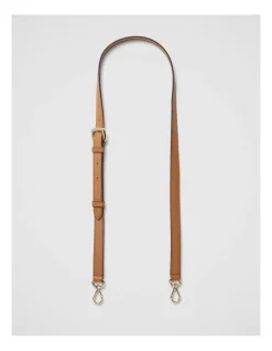 Mimco Link Crossbody Bag Strap In Caramel