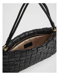 Witchery Woven Leather Sling In Black -Mocha shop 993173860 3 720x928