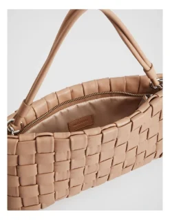 Witchery Woven Leather Sling In Acorn -Mocha shop 993174040 3 720x928