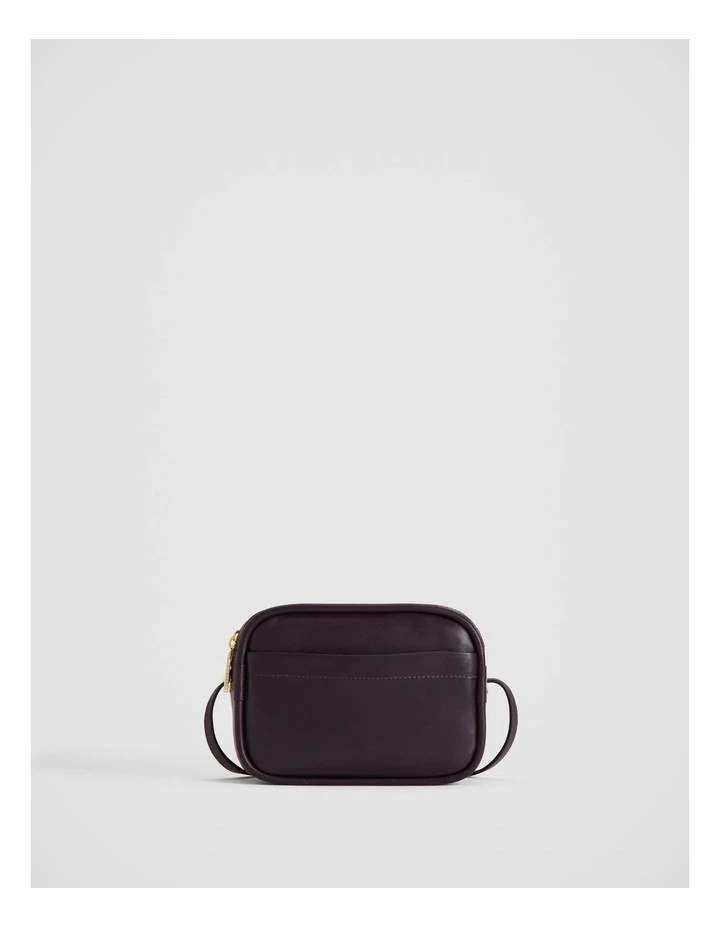 Witchery Soft Leather Camera Bag In Plum 3 Witchery Soft Leather Camera Bag In Plum