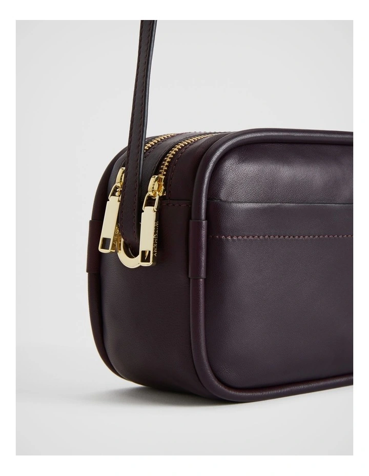 Witchery Soft Leather Camera Bag In Plum 4 Witchery Soft Leather Camera Bag In Plum - Image 2