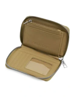 Billabong Brick Lane Wallet In Green -Mocha shop 994221370 5 720x928