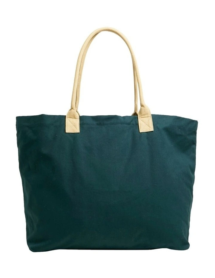 Billabong Tiki Vibes Beach Bag In Green Multi 4 Billabong Tiki Vibes Beach Bag In Green Multi - Image 2