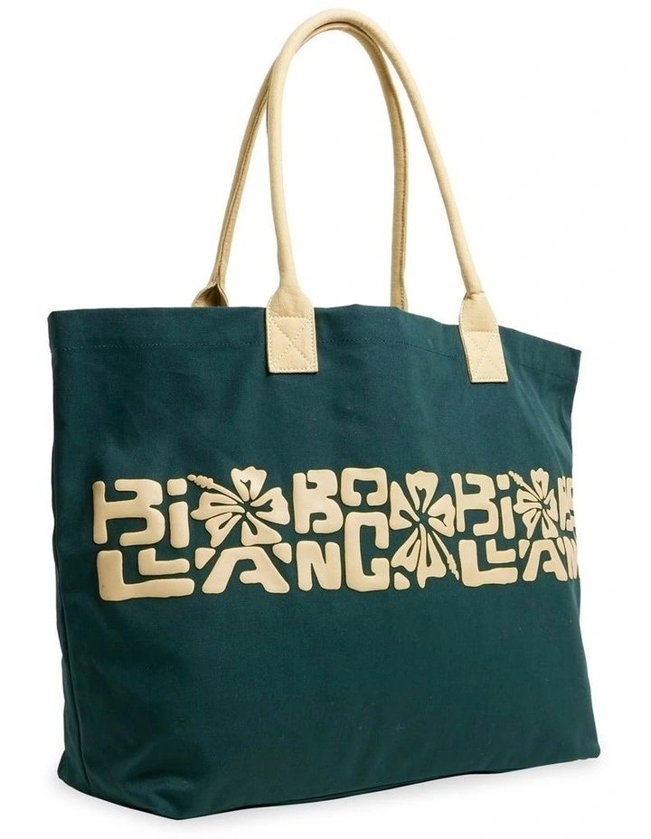 Billabong Tiki Vibes Beach Bag In Green Multi 5 Billabong Tiki Vibes Beach Bag In Green Multi - Image 3