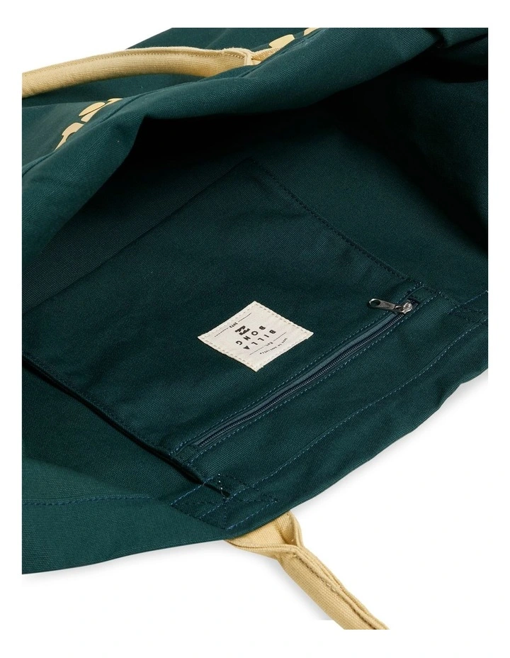 Billabong Tiki Vibes Beach Bag In Green Multi 6 Billabong Tiki Vibes Beach Bag In Green Multi - Image 4