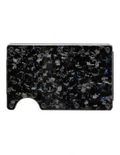 La Enviro Lorne Forged Carbon Wallet In Gloss Blue