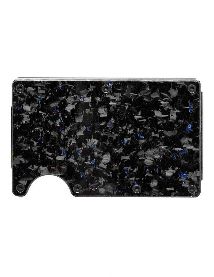 La Enviro Lorne Forged Carbon Wallet In Gloss Blue 3 La Enviro Lorne Forged Carbon Wallet In Gloss Blue