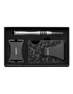 La Enviro Lorne Forged Carbon Wallet In Gloss Blue 13 La Enviro Lorne Forged Carbon Wallet In Gloss Blue -Mocha shop 995139640 6 720x928