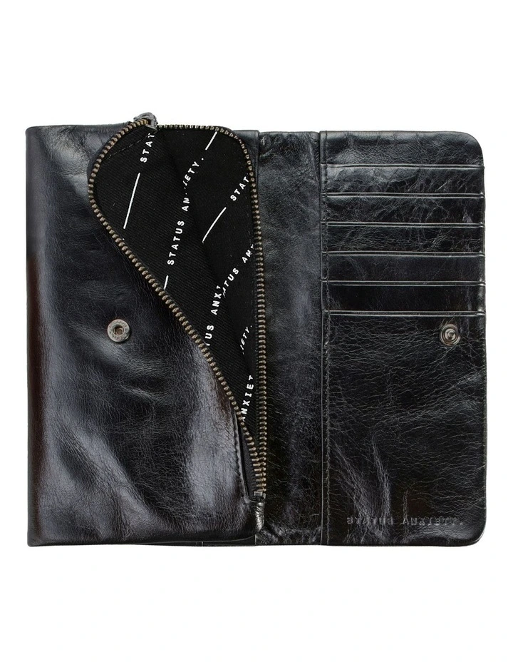 Status Anxiety Audrey Black Leather Wallet 4 Status Anxiety Audrey Black Leather Wallet - Image 2