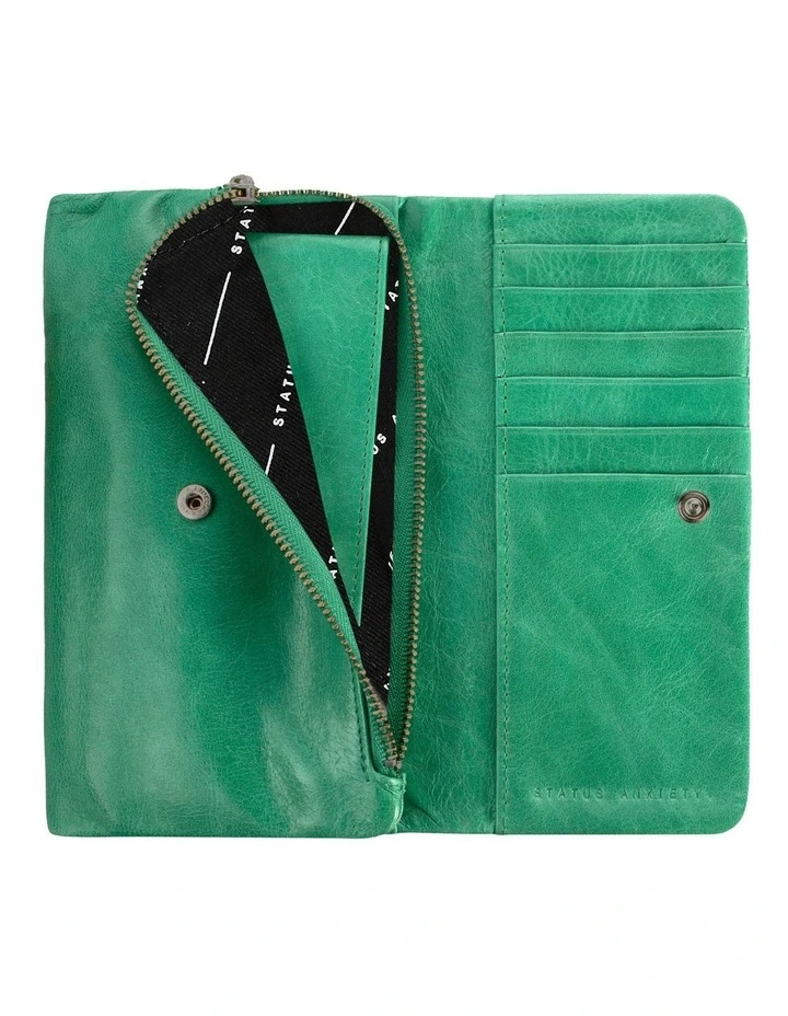 Status Anxiety Audrey Green Leather Wallet 4 Status Anxiety Audrey Green Leather Wallet - Image 2