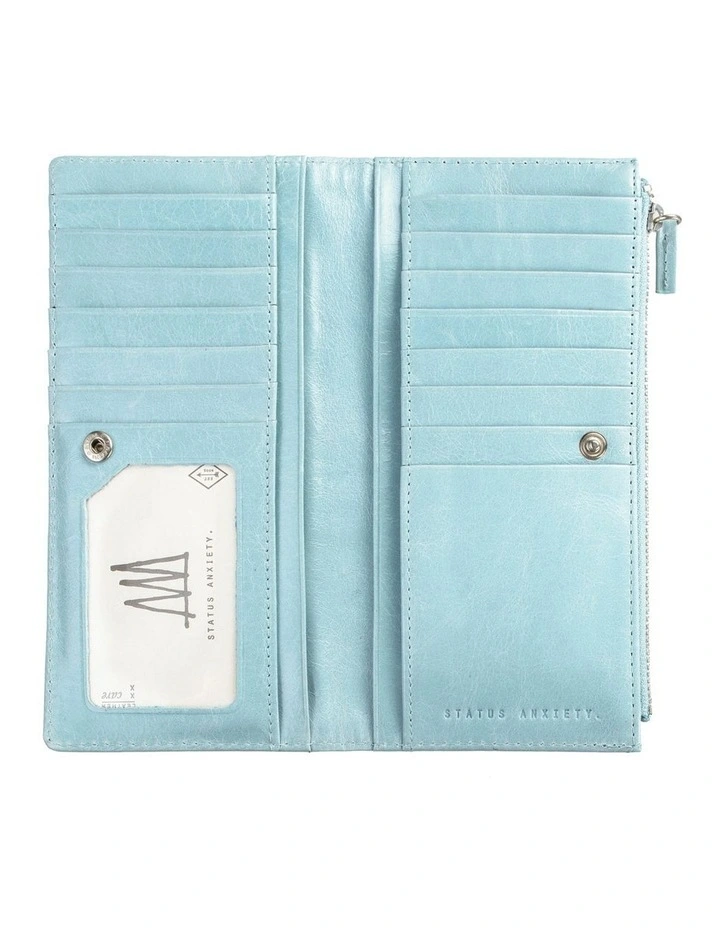 Status Anxiety Dakota Light Blue Leather Wallet 4 Status Anxiety Dakota Light Blue Leather Wallet - Image 2
