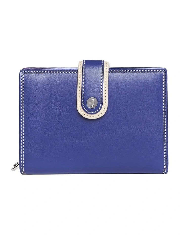 Cellini Paris Blue RFID Continental Purse CW1212 3 Cellini Paris Blue RFID Continental Purse CW1212