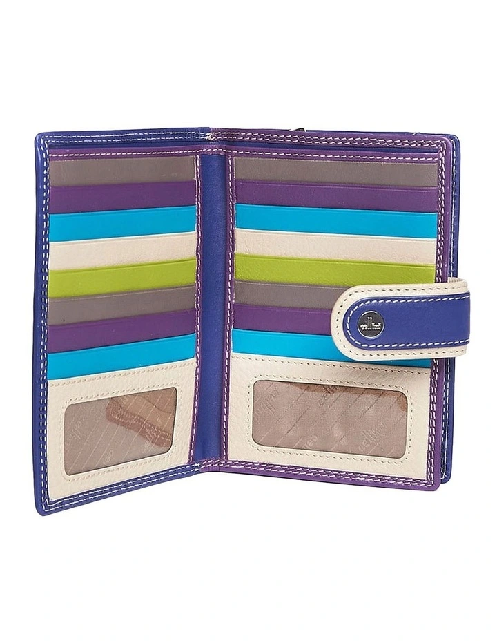 Cellini Paris Blue RFID Continental Purse CW1212 4 Cellini Paris Blue RFID Continental Purse CW1212 - Image 2